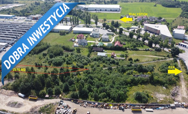 działka na sprzedaż - Białystok, Bacieczki, Szosa Ełcka