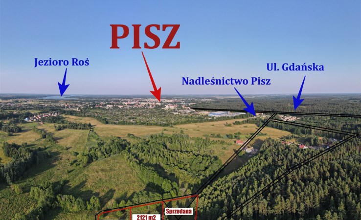 działka na sprzedaż - Pisz (gw), Wąglik