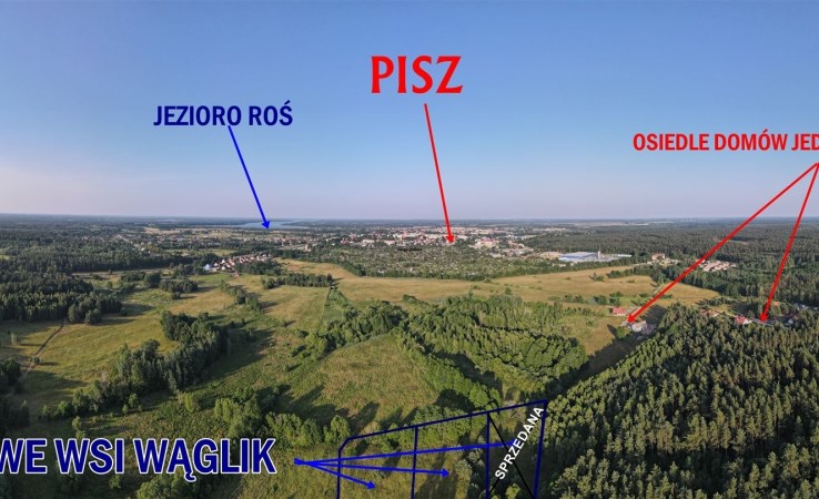 działka na sprzedaż - Pisz (gw), Wąglik