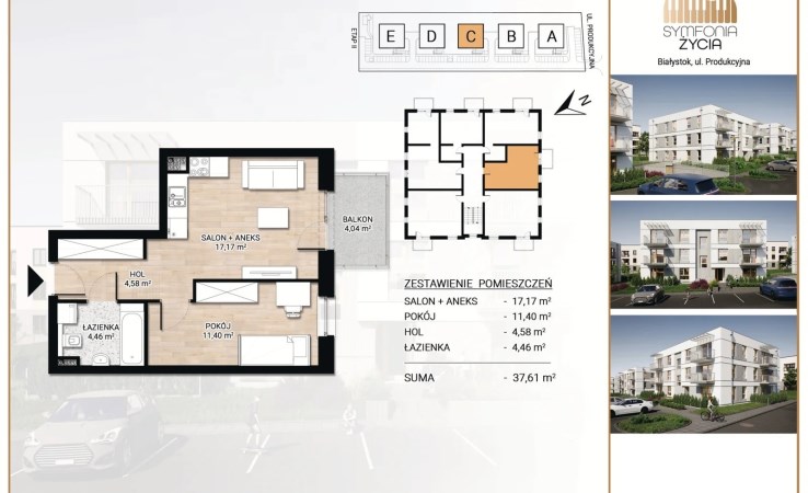 mieszkanie na sprzedaż - Białystok, Bacieczki
