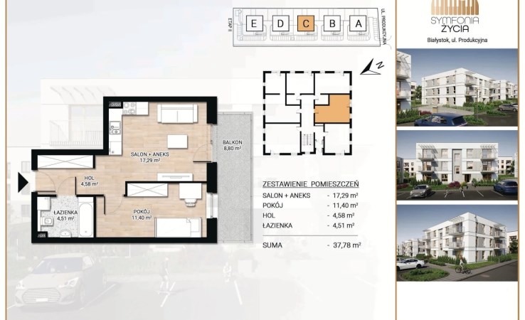 mieszkanie na sprzedaż - Białystok, Bacieczki