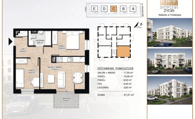 mieszkanie na sprzedaż - Białystok, Bacieczki