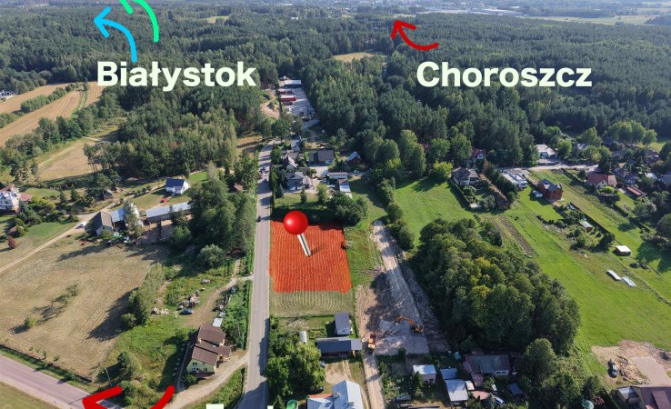 działka na sprzedaż - Choroszcz (gw), Dzikie