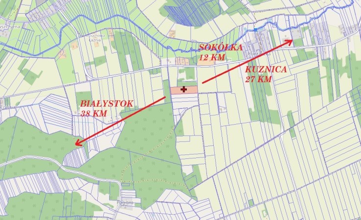 działka na sprzedaż - Sokółka (gw), Planteczka