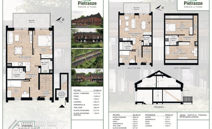 mieszkanie na sprzedaż - Białystok, Jaroszówka