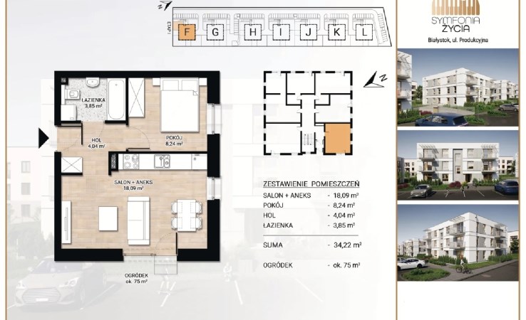 mieszkanie na sprzedaż - Białystok, Bacieczki, Produkcyjna