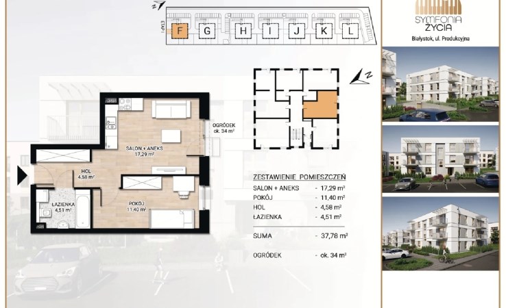 mieszkanie na sprzedaż - Białystok, Bacieczki