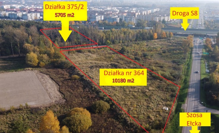 działka na sprzedaż - Białystok, Bacieczki, Tkacka